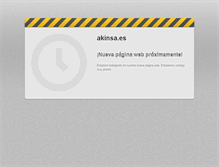 Tablet Screenshot of akinsa.es